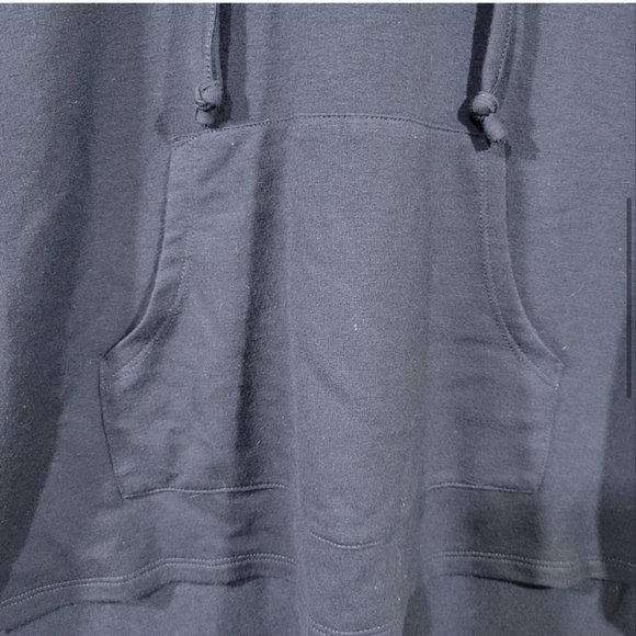 Soft Surroundings Navy Blue Hi Low Hem Hooded Pullover Sweater XSmall Petite - Picture 6 of 13